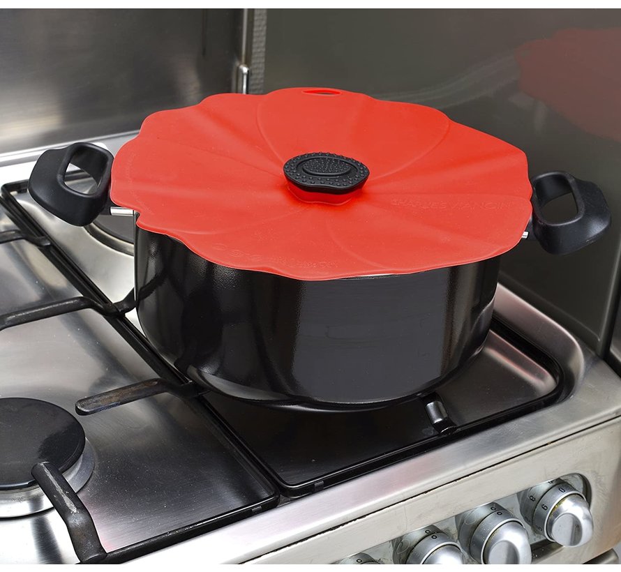 Poppy Lid 9'' (Red)