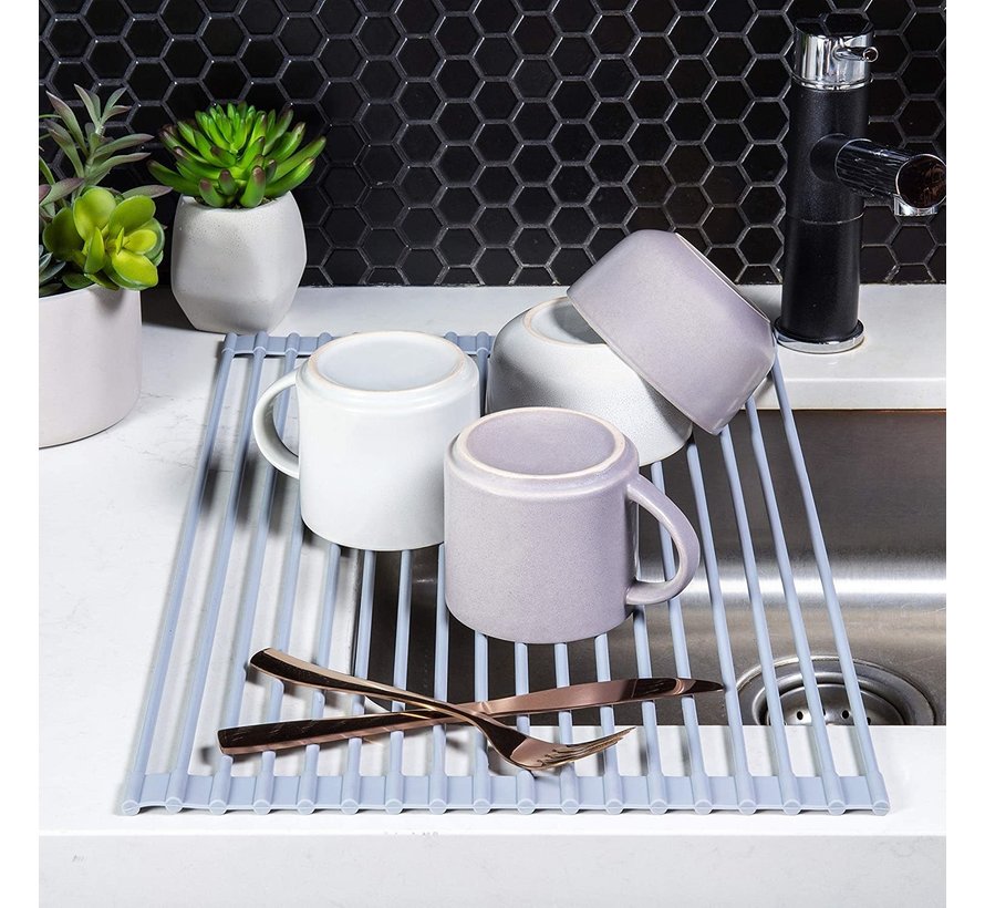 Over-the-Sink Roll-Up Drying Mat