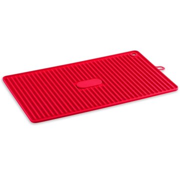 Better Houseware Silicone Drying Mat/Trivet - Red