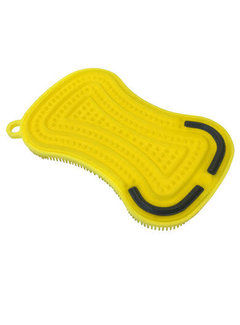 Kuhn Rikon Stay Clean 3 in 1 Scrubber 5'' x 3'' Yellow