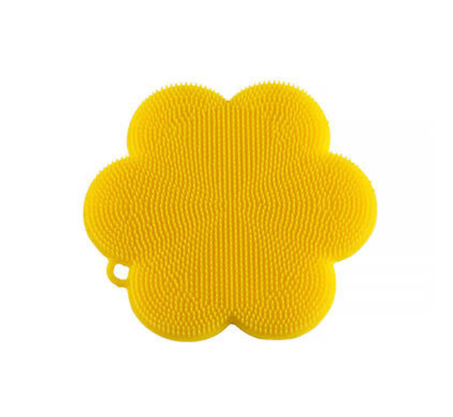 Stay Clean Scrubber Flower Yellow