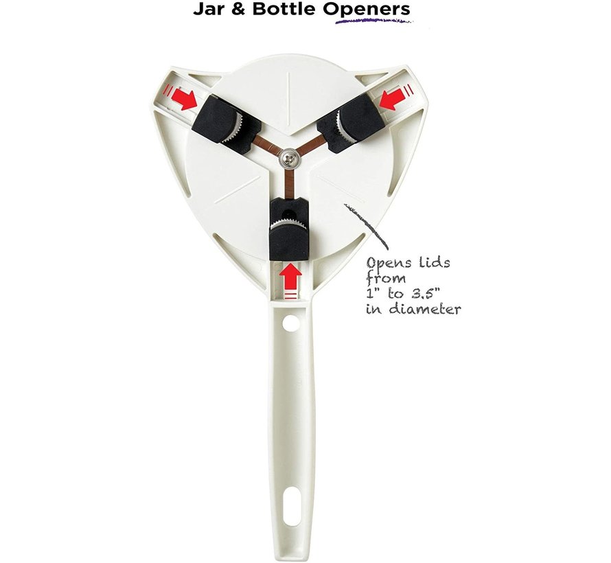 The Gripper Jar Opener 9.5" White