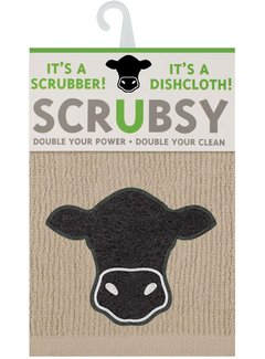 Scrubsy Cloth - Cow