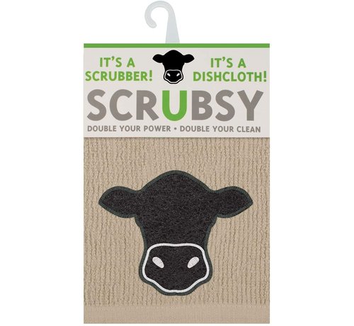 Scrubsy Cloth - Cow