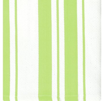 Pistachio Cotton Stripe Dish Cloth - Set of 2