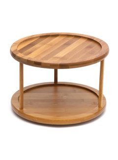 Lipper Bamboo 2-Tier 10" Turntable