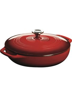 Lodge Casserole, 3.6 Qt.  Red