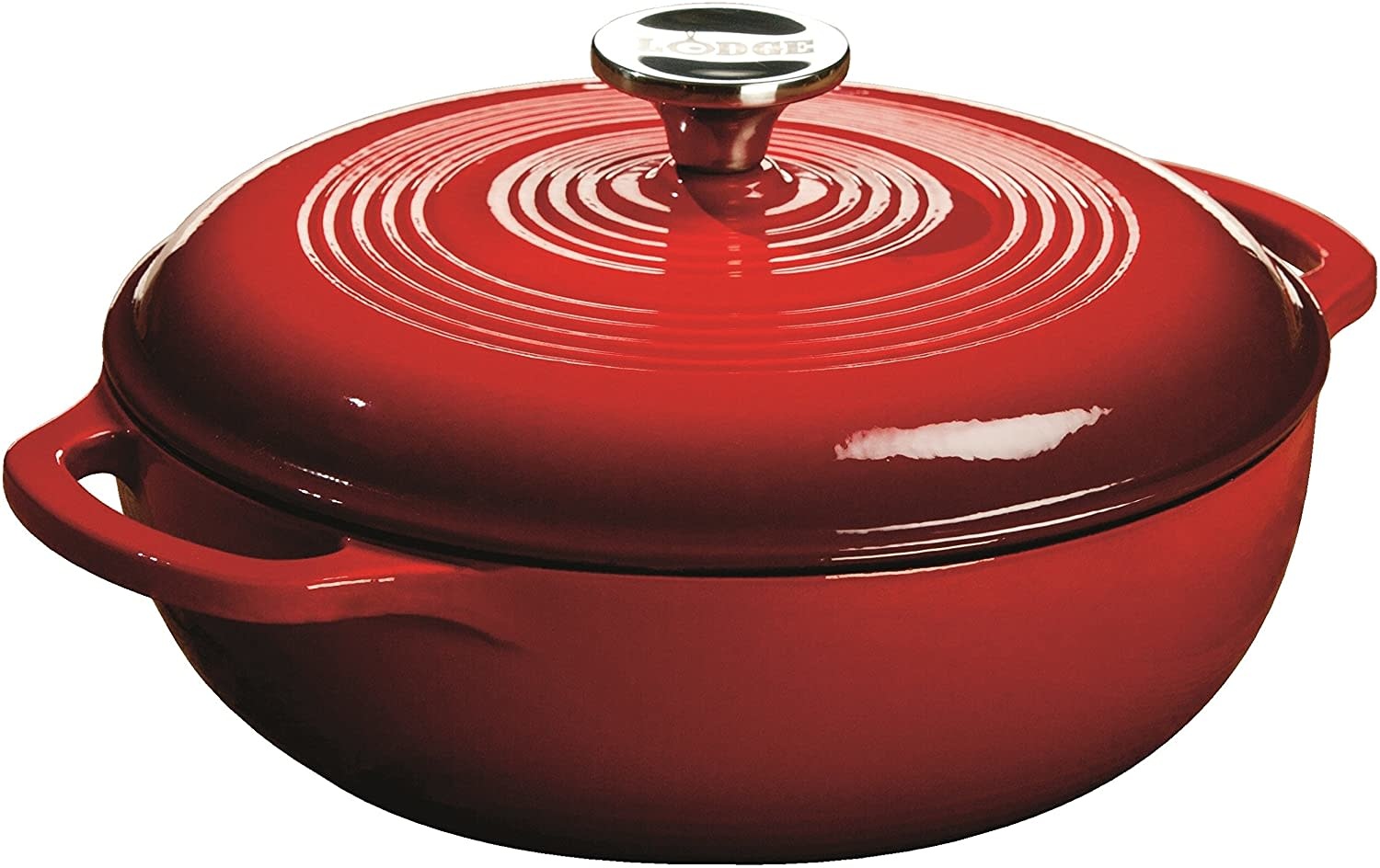 Lodge Dutch Oven, 7.5 Qt. Red - Spoons N Spice