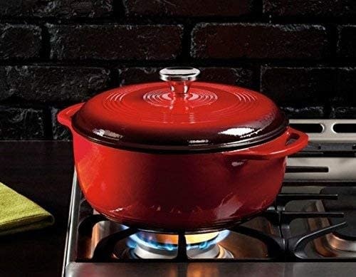 Lodge Dutch Oven, 6 Qt. Red - Spoons N Spice