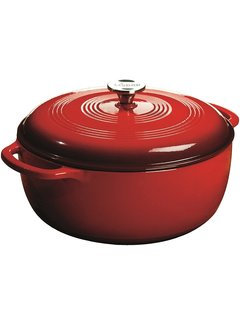 Lodge Dutch Oven, 7.5 Qt. Red - Spoons N Spice