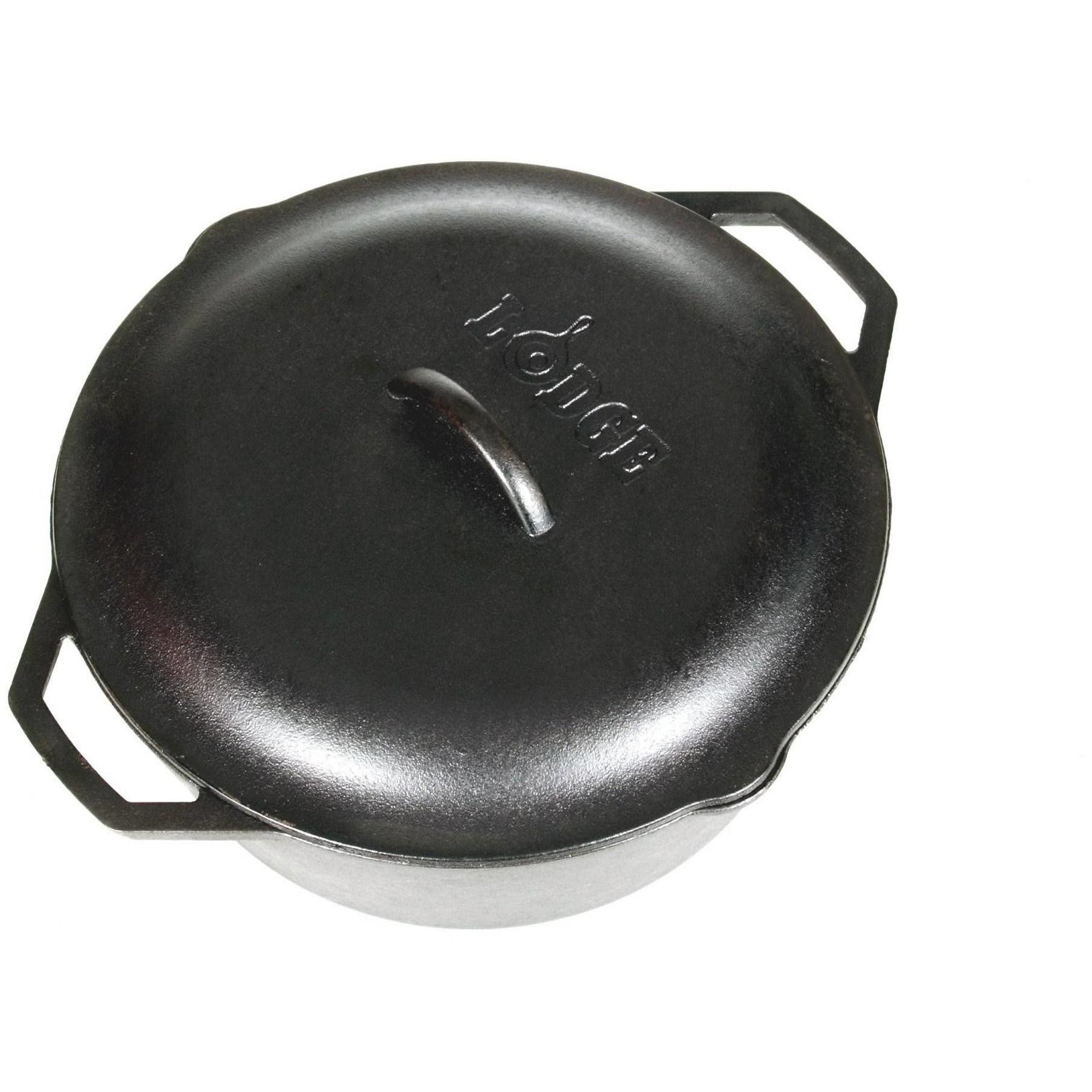 Lodge Cast Iron Dutch Oven with Spiral Handle 7qt – Heath Ceramics