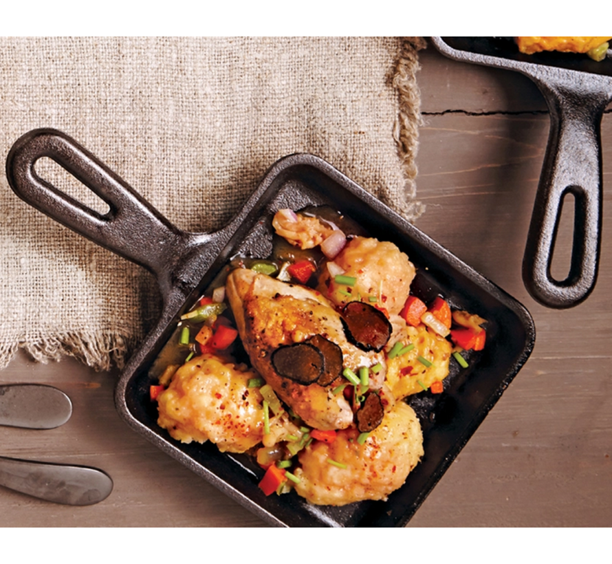 5.5-Inch Square Cast Iron Skillet