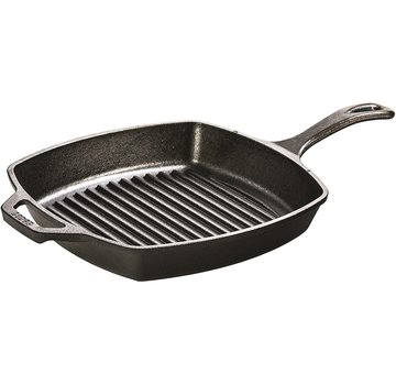 Lodge Square Cast Iron Grill Pan, 10.5"