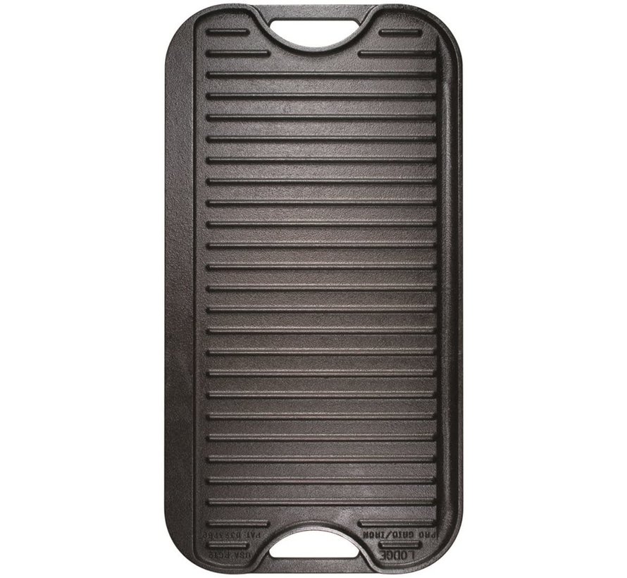 Cast Iron Reversible Grill/Griddle, 20" x 10.44"