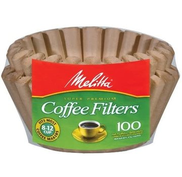 Melitta Basket Unbleached Coffee Filters - 100CT