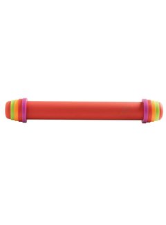 Mastrad Silicone Rolling Pin W/Rings 16"