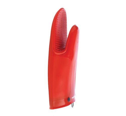 Mastrad Silicone Plus Mitt W/Lining Red