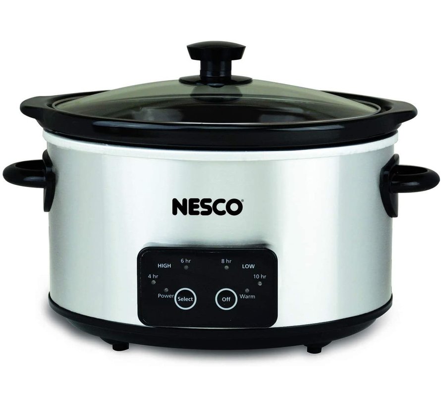 Slow Cooker, 4 Qt. Oval Stainless Steel