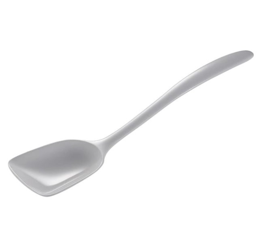 Flat-Front Spoon 11" - White