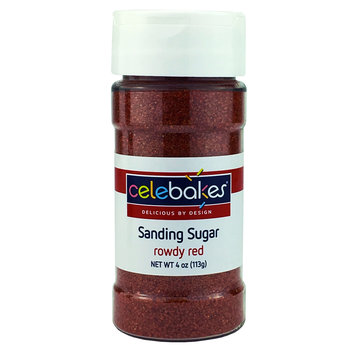 CK Products Sanding Sugar Rowdy Red, 4 Oz.