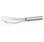 10" Flat Roux Whisk - Metal Handle