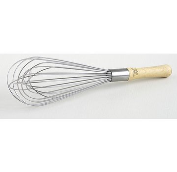 Best Manufacturers 8" Balloon Whisk - Wood Handle
