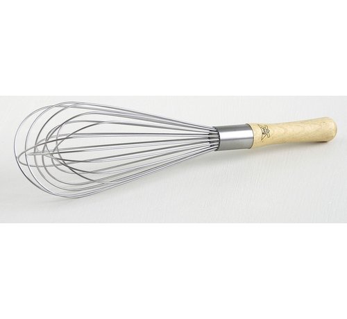 Best Manufacturers 8" Balloon Whisk - Wood Handle