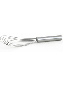 Best Manufacturers 8" Flat Roux Whisk - Metal Handle
