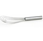 8" Flat Roux Whisk - Metal Handle