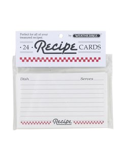 Weatherbee Recipe Cards 3" x 5"