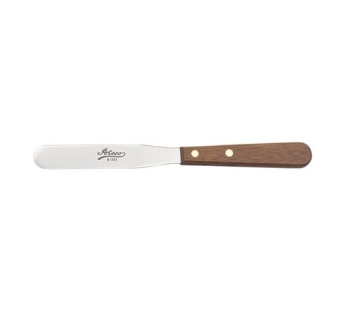 Ateco Icing Spatula, Wood Handle/Stainless Steel 4.25"