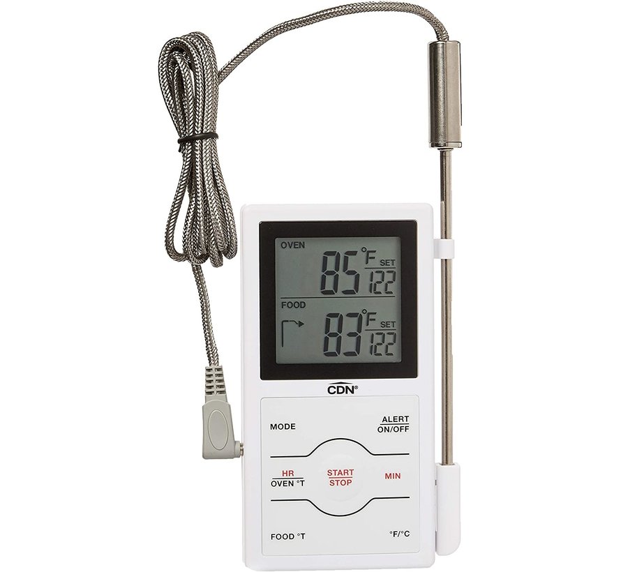 Dual-Sensing Probe Thermometer/Timer