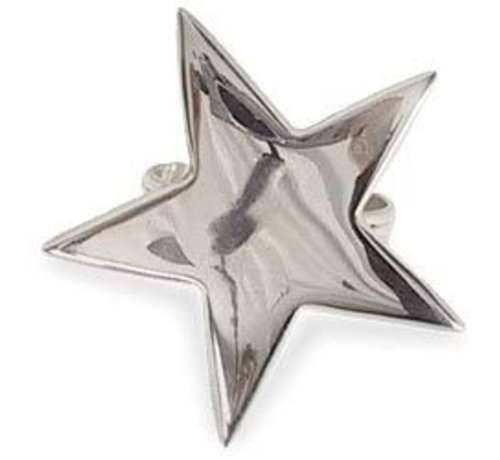 DII 5 Point Silver Star Napkin Ring