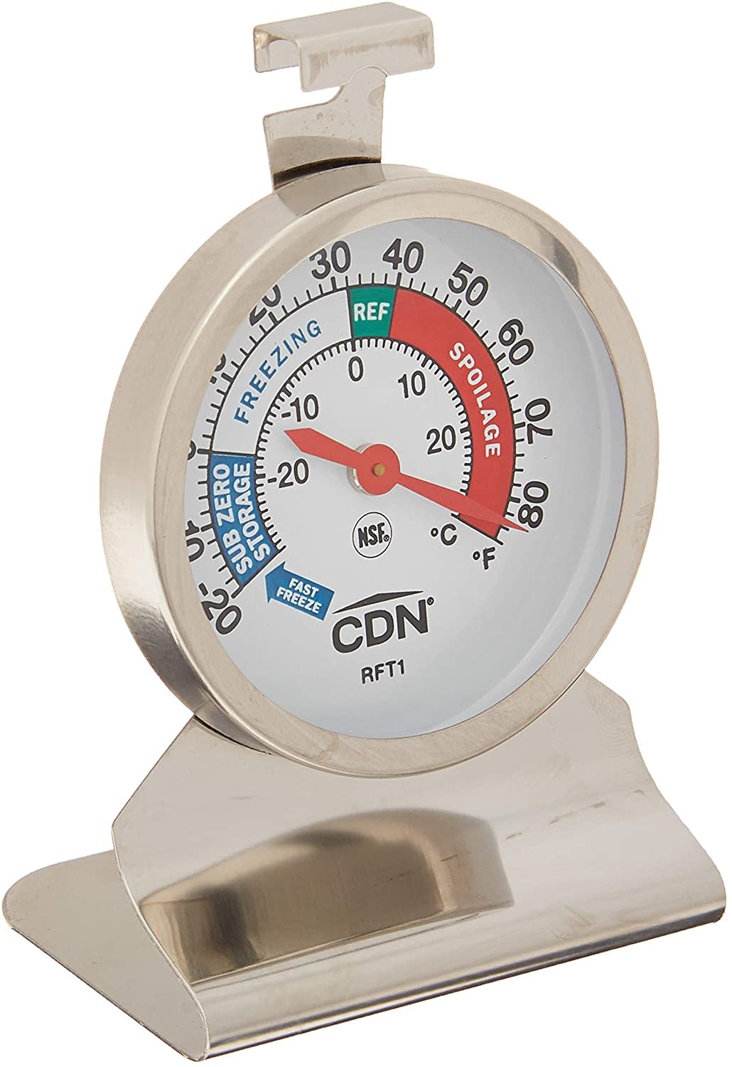 CDN RFT1 ProAccurate 2 Dial Refrigerator / Freezer Thermometer