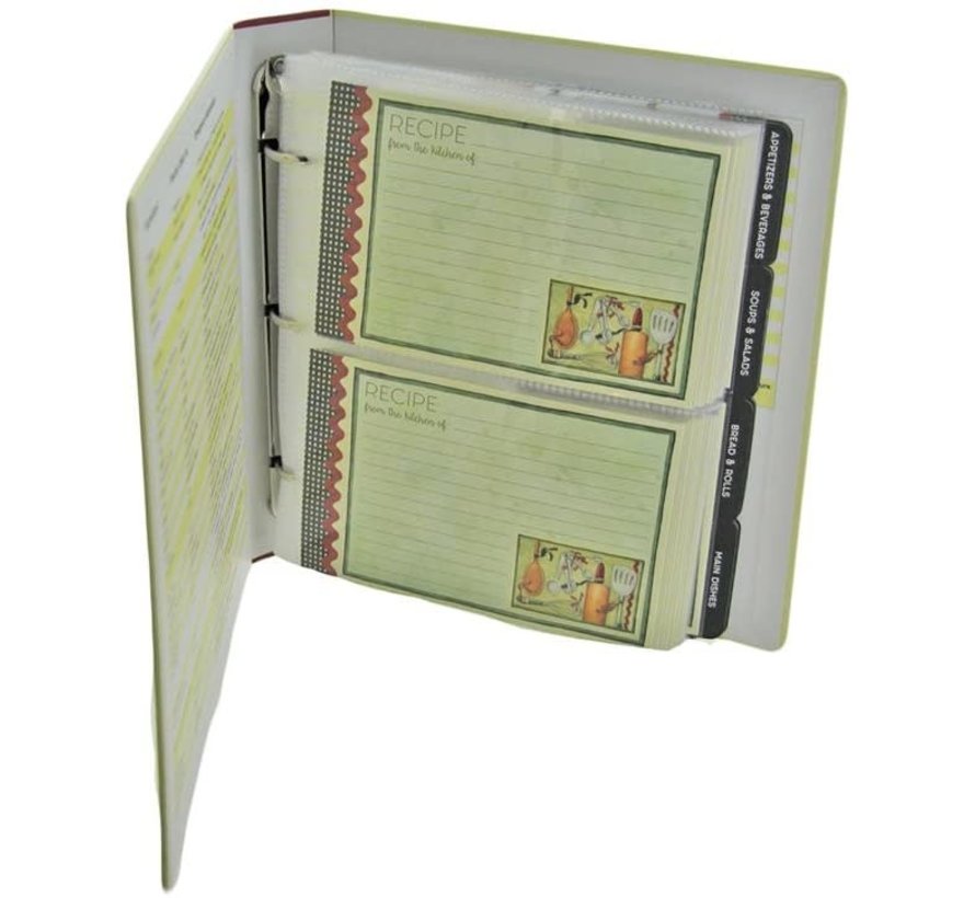 Cook With Love Recipe Cards Binder, 4x6