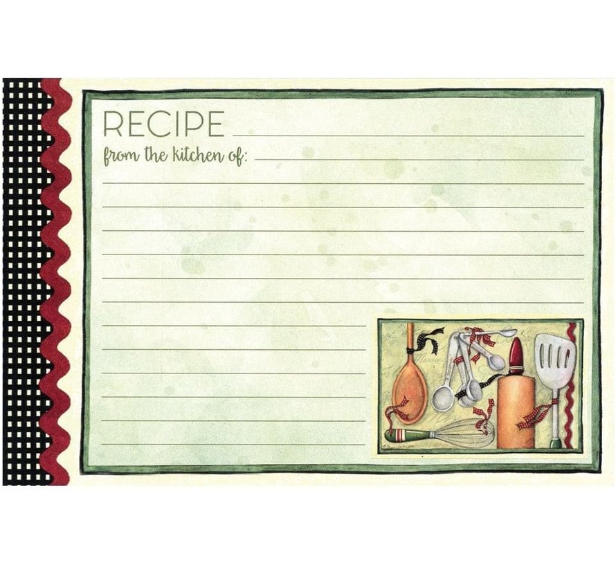 Cook With Love Recipe Cards Binder, 4x6