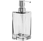 Tall Glass Soap/Lotion Dispenser - Smoke Grey
