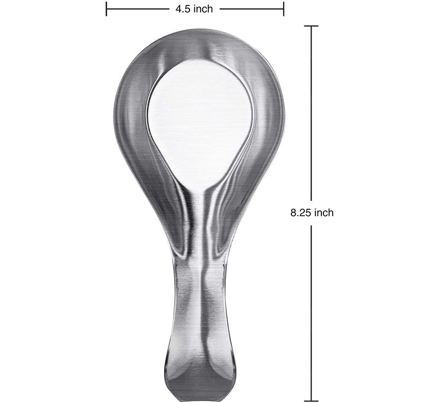 Spoon Rest, Stainless Steel