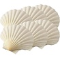 Natural Scallop Baking Shells Small - 6 Piece