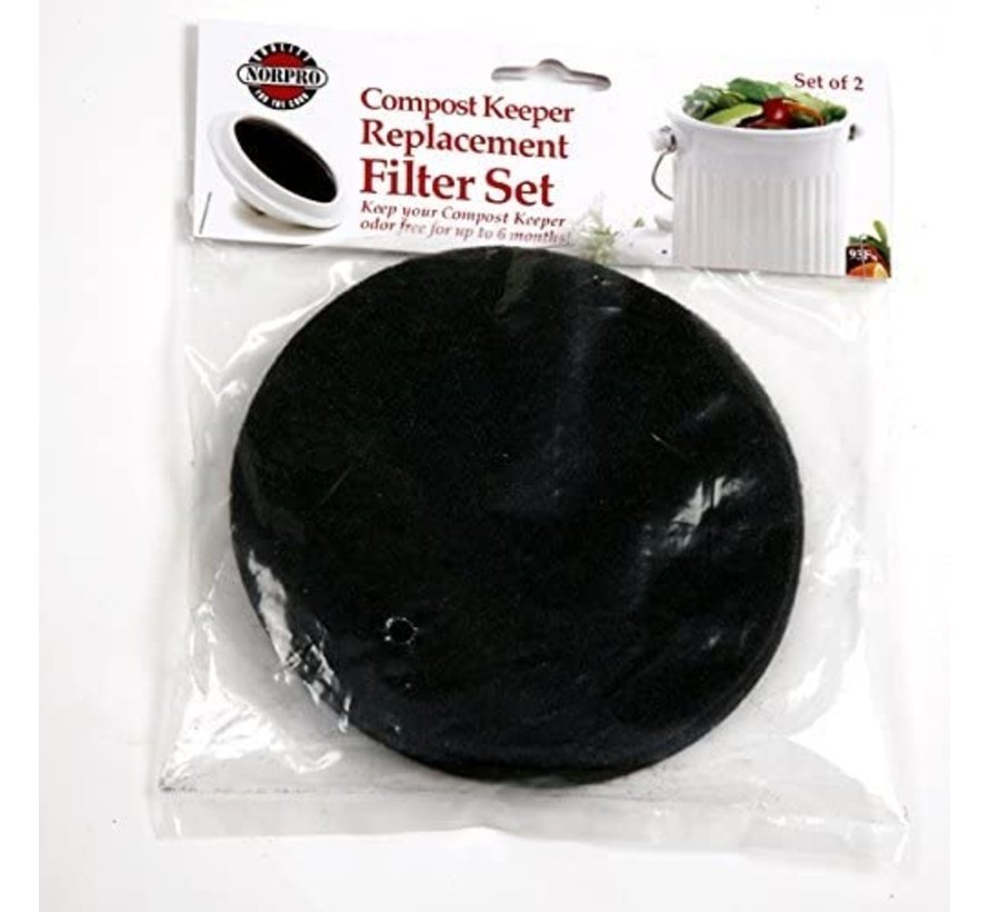 Filter Refills For #93 Compost Crock, 2 Pcs.