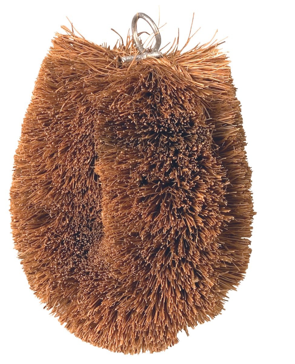 Vegetable brush natural fiber