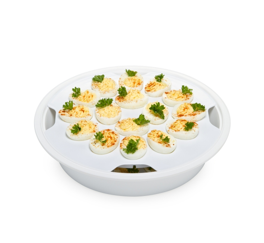 Collapsible Party Pie/Deviled Egg Carrier