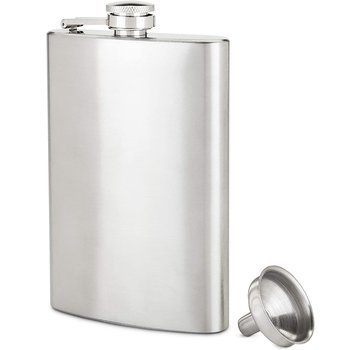 True Brands 8 oz Stainless Steel Flask