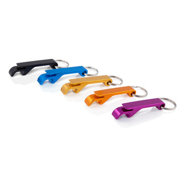 True Brands Straight Key Chain Bottle Opener - Assorted Colors by True