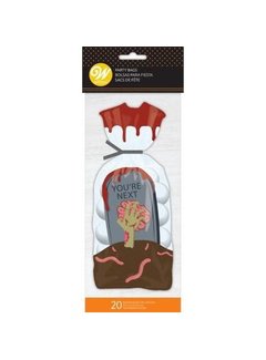 Wilton Standard Treat Bag Zombie 20ct