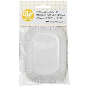 Wilton Petite Loaf Baking Cups - White