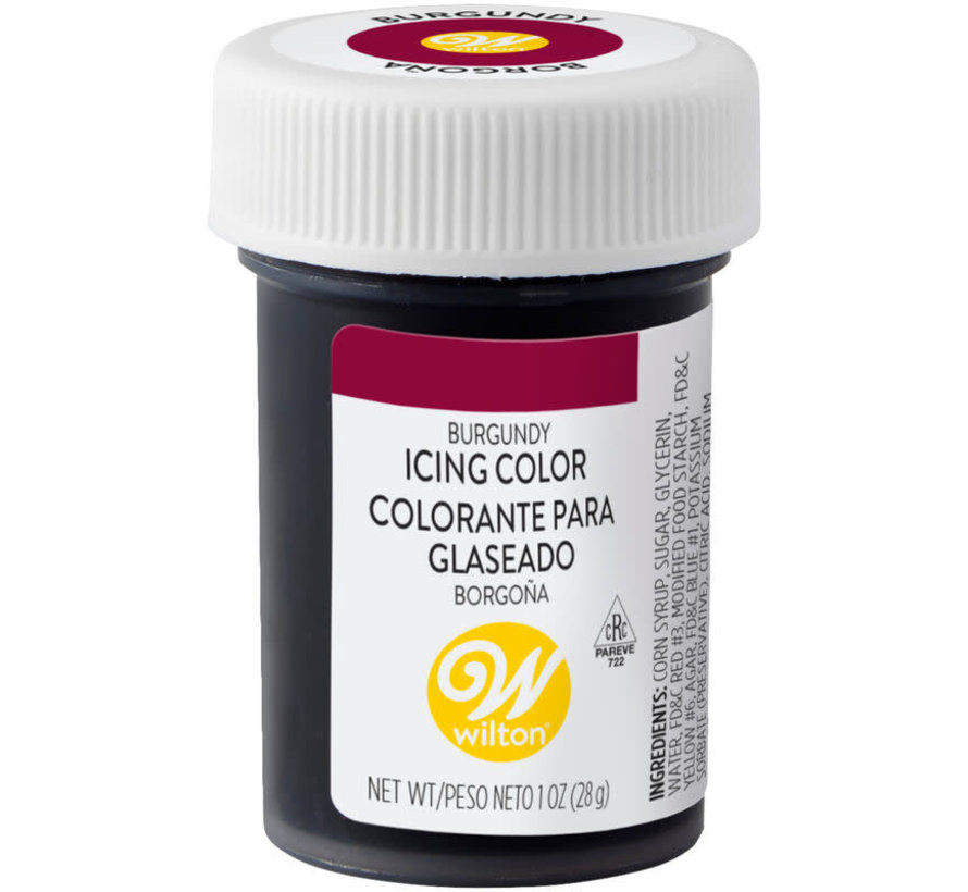 Burgundy Icing Color - 1oz