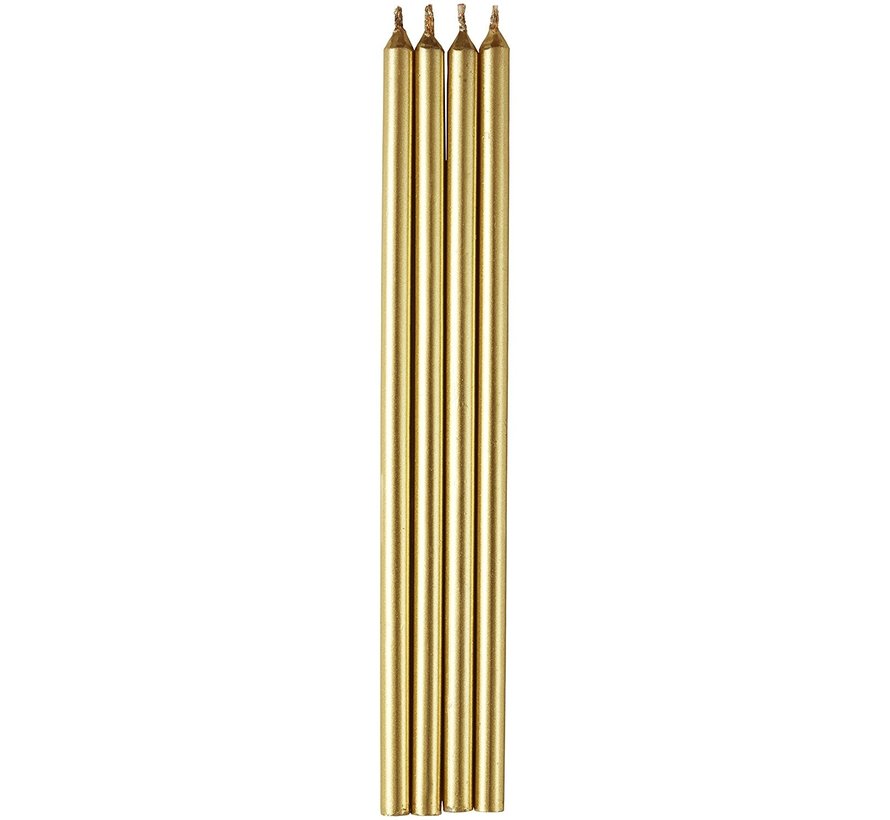 Birthday Candles - Tall Gold