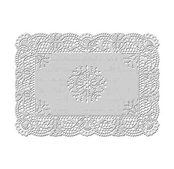 Wilton 10" x 14" Placemat Doilie - White