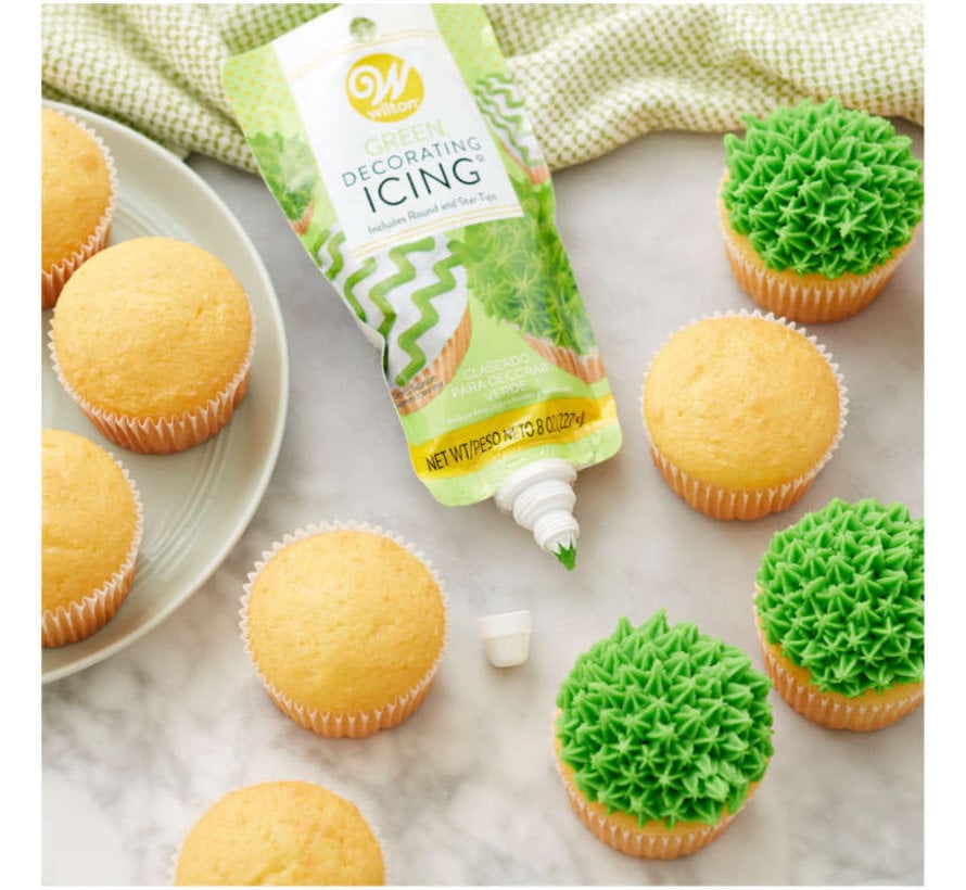 Green Icing Pouch W/Tips